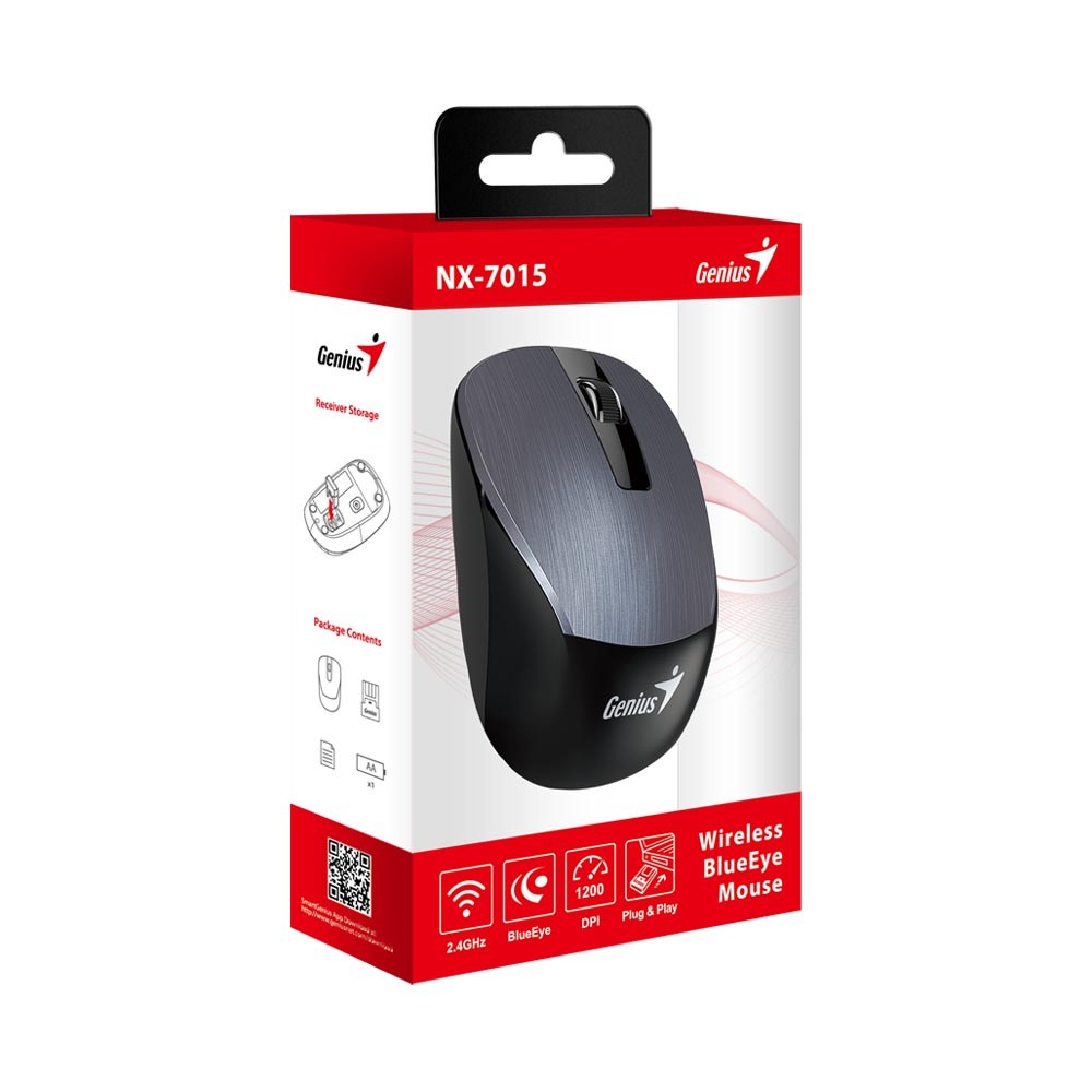 Genius Mouse Inalambrico NX 7015 Gris - Imagen 3