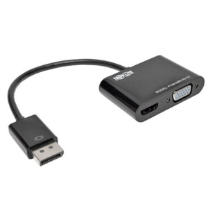 Eaton Adaptador Convertidor Todo En Uno DisplayPort A VGA/HDMI Negro