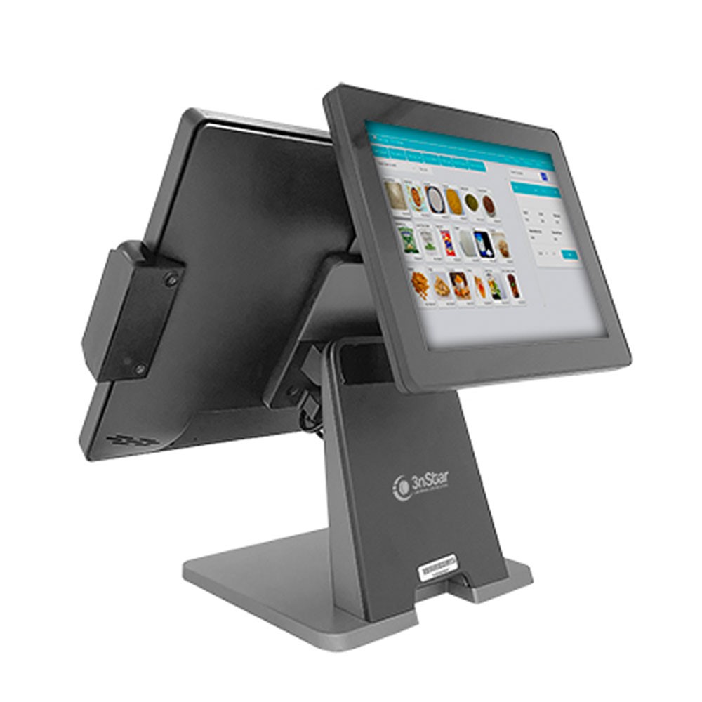 3NSTAR Sistema POS 3NSTAR All In One J6412 Multitoque Negro - Imagen 2