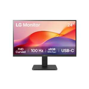 LG Monitor Curvo FHD 24'' USB-C 100Hz