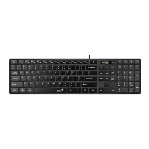 Genius Keyboard Slimstar 126 QWERTY Numérico Negro