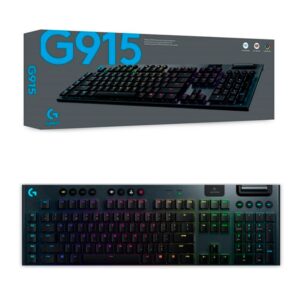 Logitech Teclado Inalámbrico RGB G915 Gaming Mecánico