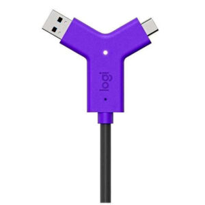 Logitech Swytch Adaptador USB Tipo A y C para Conferencias