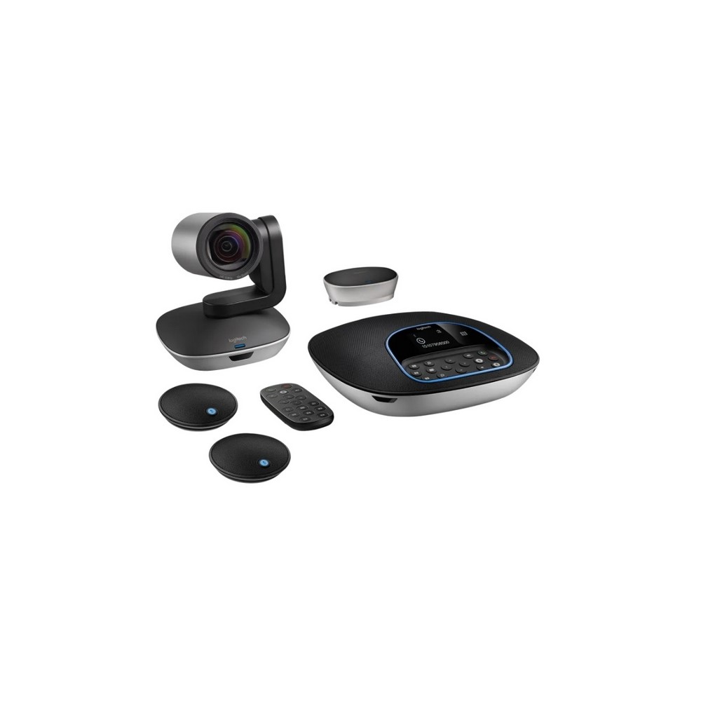 Logitech Webcam Videoconferencia HD Doble Micrófono Negro - Imagen 4