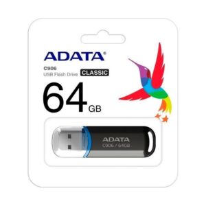 ADATA Memoria USB 2.0 64GB Color Negra USB Flash Drive