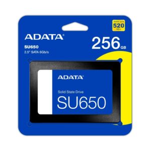 ADATA Unidad de Estado Sólido SU650 256GB Rendimiento Optimizado