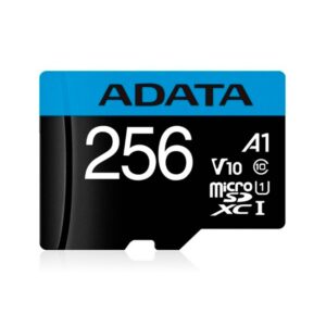 ADATA Micro SD 256GB Adaptador Clase 10 Alta Velocidad
