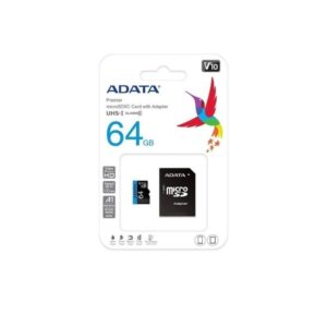ADATA Micro SD 64GB Clase 10 con Adaptador SD