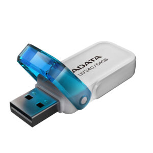 Adata Memoria USB 2.0 UV240 64GB Blanco Azul