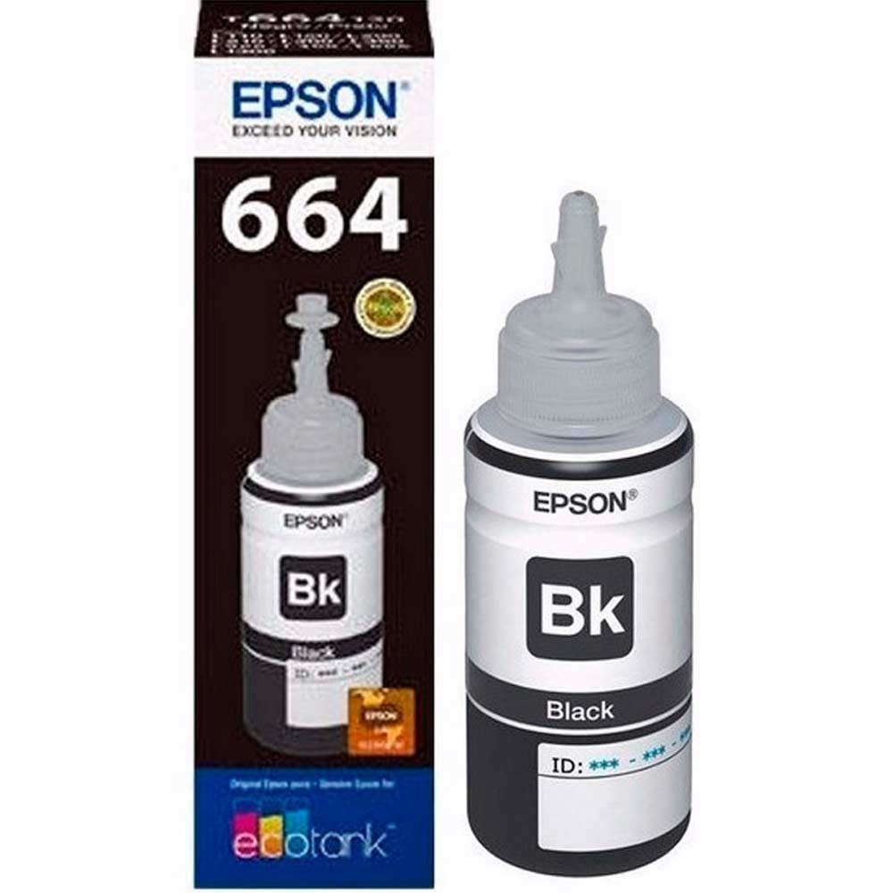 Epson Botella de Tinta T664120 Color Negro