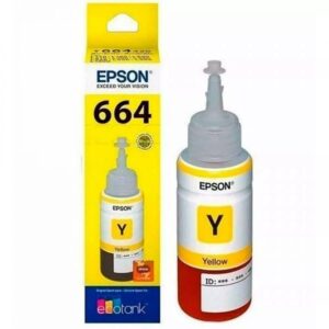 Epson Botella de Tinta T664420 L200/210/350/355/555 Color Amarillo
