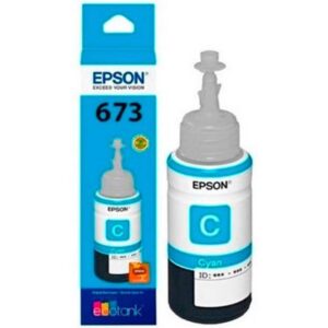 Epson Botella de Tinta Cyan T673220-AL Ecotank L800 L805 1800 Fotos