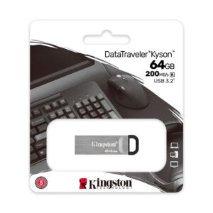 Kingston Memoria USB 3.2 Gen 1 64GB DataTraveler Kyson Metálica