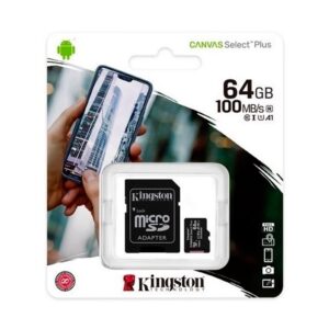 Kingston Memoria Micro SD 64GB Canvas Select Plus