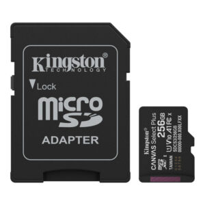 Kingston MicroSD 256GB Canvas Select Plus Gen3 150MB/s A1
