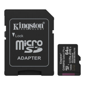 Kingston microSDXC Canvas Select Plus 64GB 100MB/s A1 Card