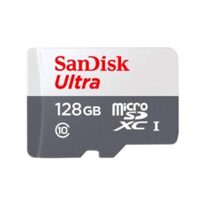 SanDisk Memoria micro SD Ultra 128GB Gris