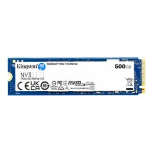 Kingston Unidad de Estado Sólido SSD NV3 500GB PCIe 4.0 NVMe