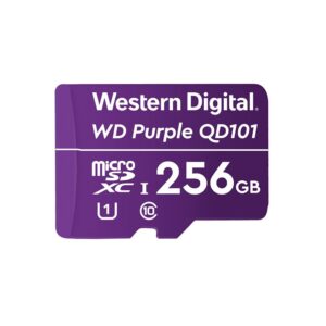 Western Digital MicroSD 256GB Alta Velocidad para Cámaras Seguridad