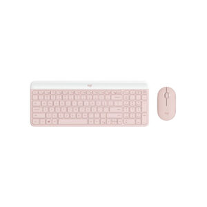 Logitech Combo Teclado Mouse Wireless MK470 Rosa Latinoamérica