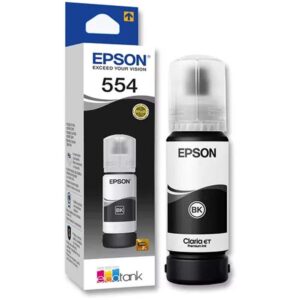 Epson Botella de Tinta T554120-AL Negro Pigmento 70ml L8180