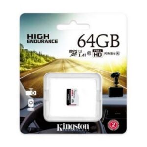 Kingston Micro SD 64GB Endurance 95MBs Lectura 30MBs Escritura