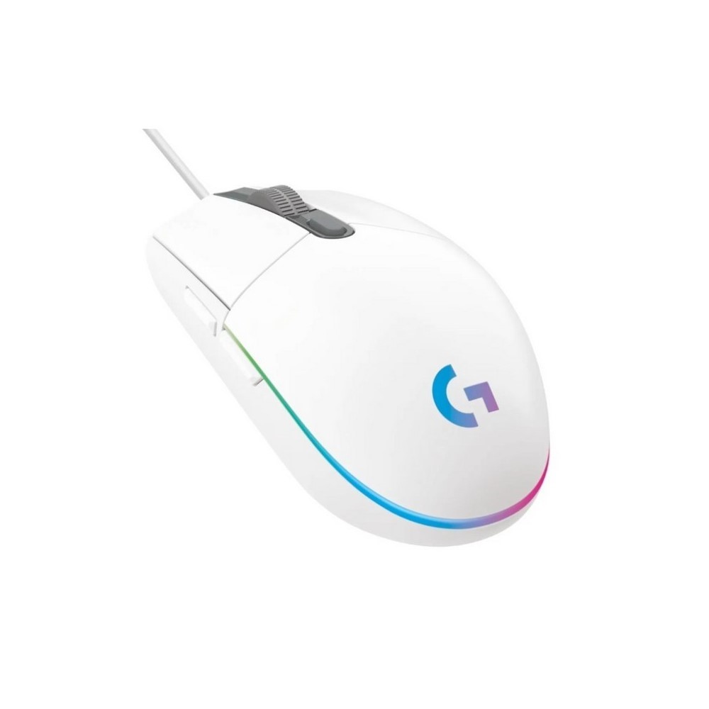 Logitech Mouse Gaming G203 Prodigy Blanco RGB - Imagen 2