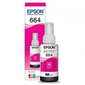 Epson Botella Tinta Magenta T664320 Impresora L200 Serie