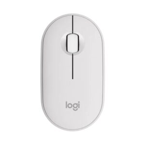 Logitech Mouse M350 Bluetooth Blanco Compacto